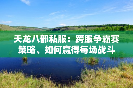 天龙八部私服：跨服争霸赛策略、如何赢得每场战斗
