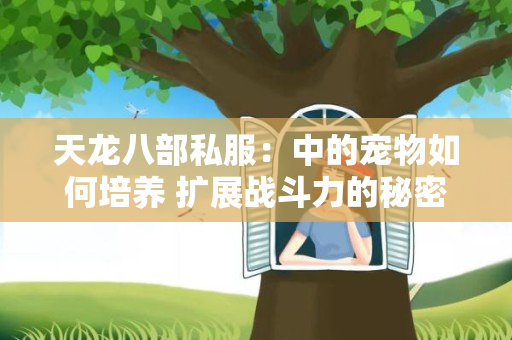 天龙八部私服：中的宠物如何培养 扩展战斗力的秘密