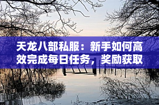 天龙八部私服：新手如何高效完成每日任务，奖励获取最大化