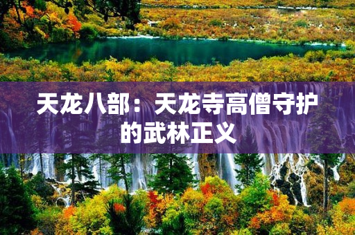 天龙八部：天龙寺高僧守护的武林正义